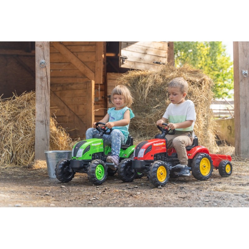 FALK Country Farmer Traktor na Pedále s Vlečkou od 2-5 Rokov