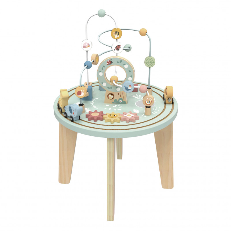 Aktivity stolík s vláčikovou dráhou Pastel Tooky Toy
