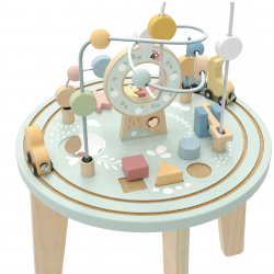 Aktivity stolík s vláčikovou dráhou Pastel Tooky Toy