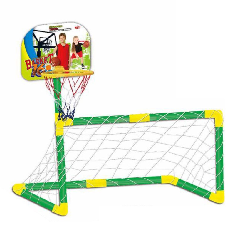 WOOPIE Basketbalový Kôš a Futbalová Bránka + Lopty