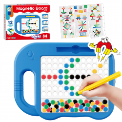 WOOPIE Montessori Magnetická Tabuľa MagPad - Modrý Slon 12 ks.