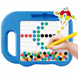 WOOPIE Montessori Magnetická Tabuľa MagPad - Modrý Slon 12 ks.