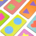 WOOPIE Vzdelávacia Hra Praprava Zvieratka Puzzle Domino Montessori