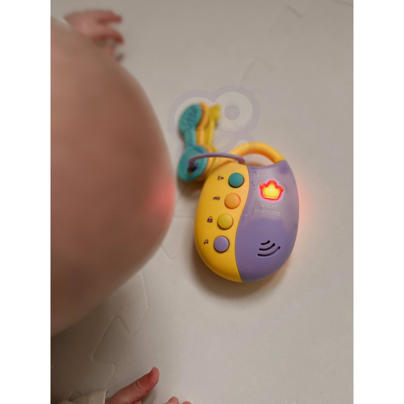 WOOPIE BABY Interaktywne Kluczki Samochodowe z Pilotem Gryzak 2w1