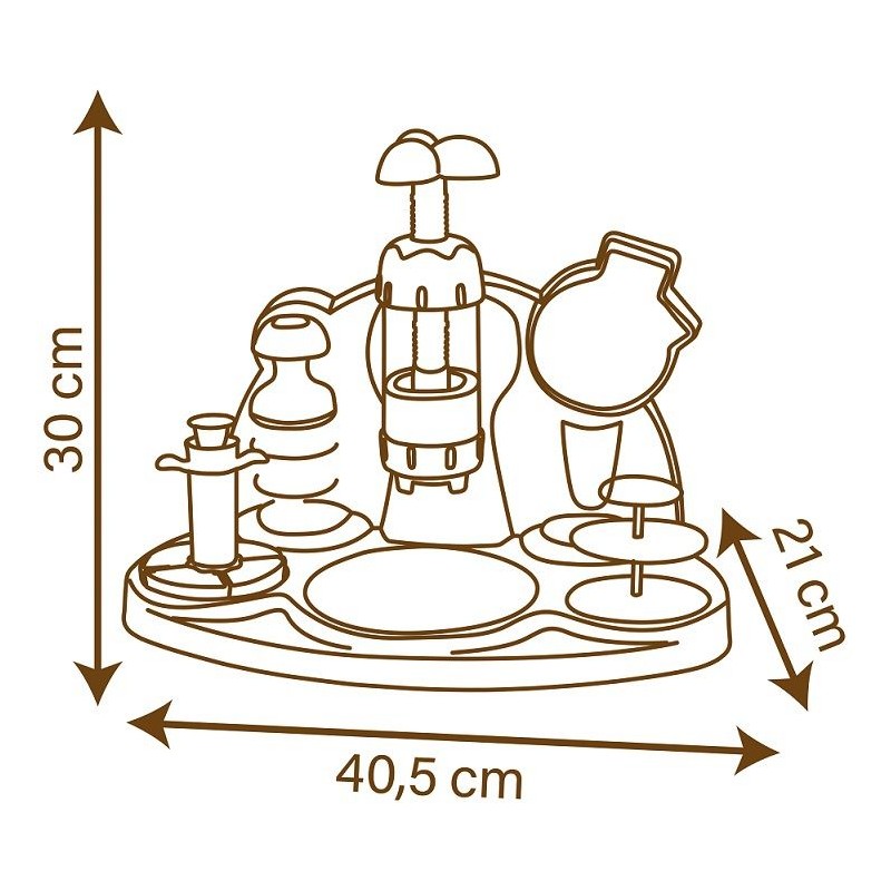 SMOBY Chef Fabryka Ciasteczek Zdrowych Ciastek