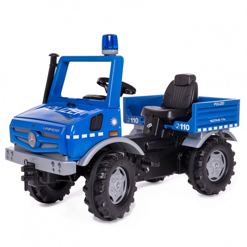 Merc-Benz Unimog Šliapacie Policajné Auto Rolly Toys