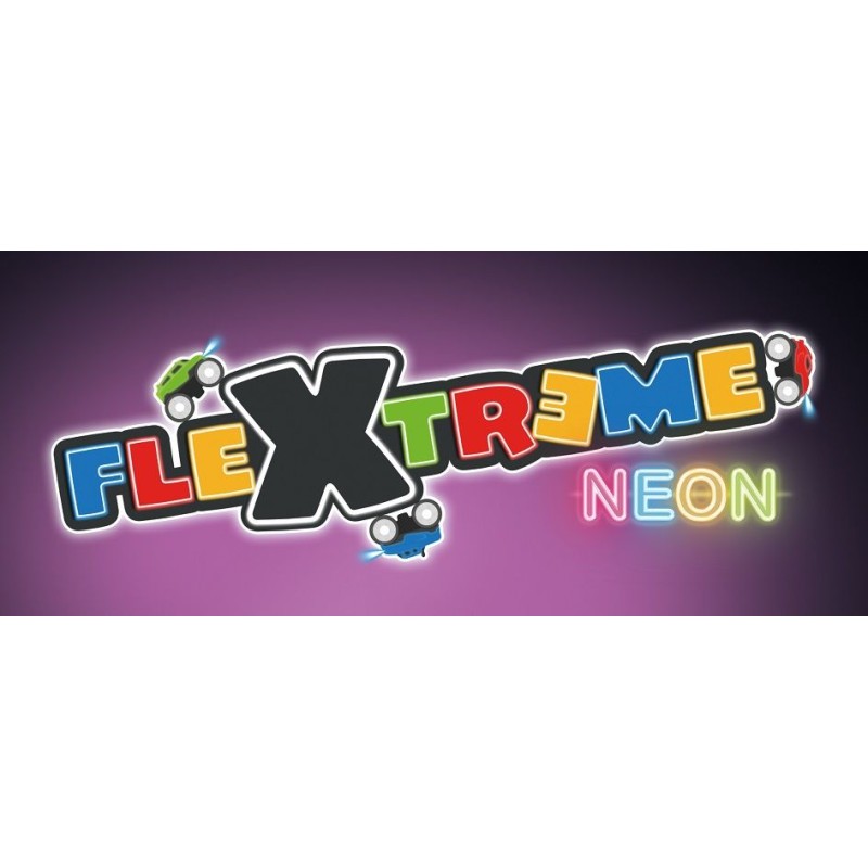 SMOBY Flextreme Neon Tor Samochodowy z Autem Zestaw Startowy