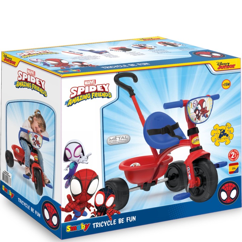 SMOBY Rowerek Trójkołowy Be Fun Spidey