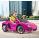 FEBER Lamborghini Aventador Pink samochód elektryczny 6V 3+