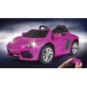 FEBER Lamborghini Aventador Pink samochód elektryczny 6V 3+