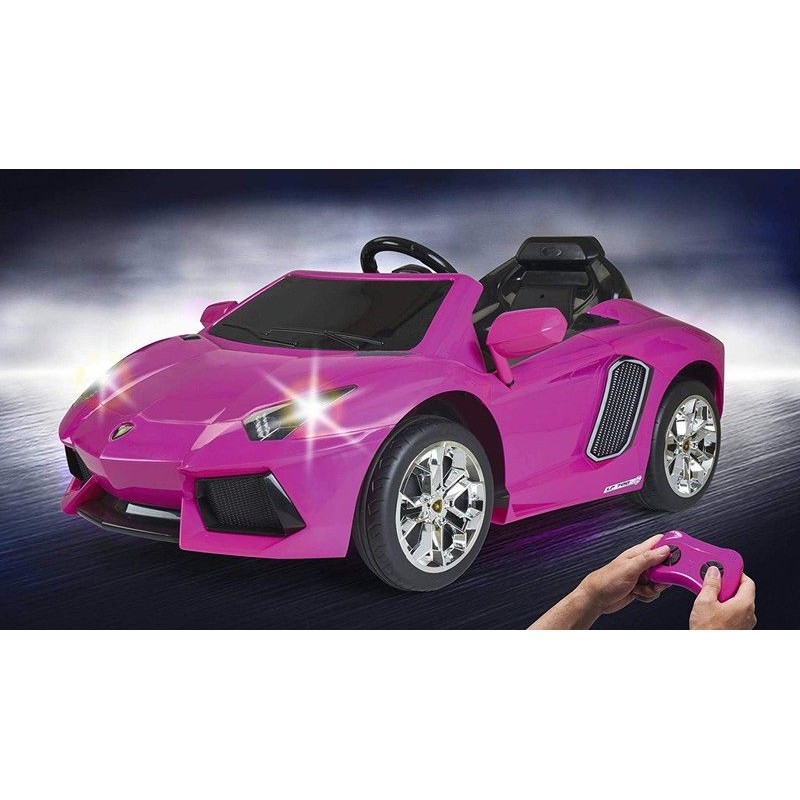 FEBER Lamborghini Aventador Pink samochód elektryczny 6V 3+