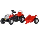 Rolly Toys rollyKid Steyr 6165 CVT Traktor na Pedały z Przyczepą Steyr