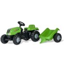 ROLLY TOYS rollyKid NH T 7040 Traktor na Pedały z przyczepką Jasno-zielony