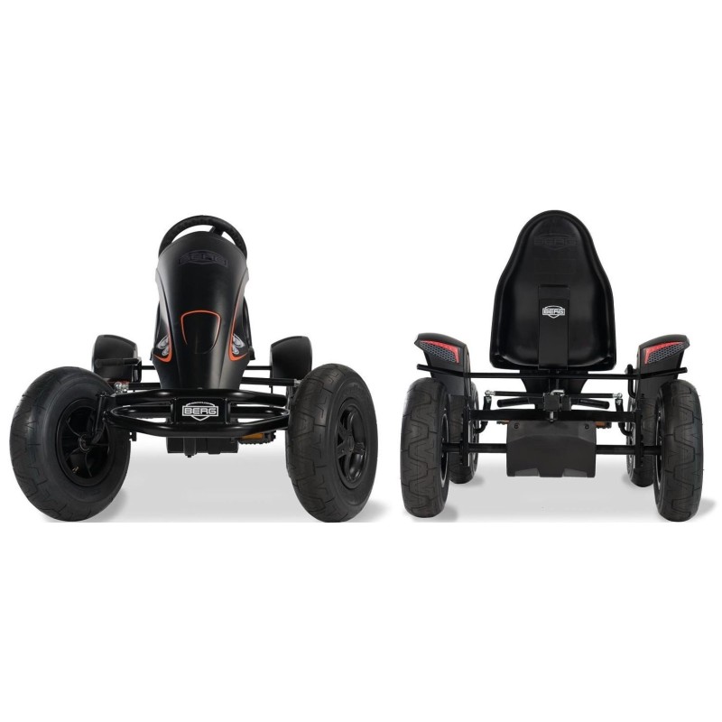 BERG Gokart na Pedały XL Black Edition BFR Pompowane Koła od 5/6 lat do 100 kg