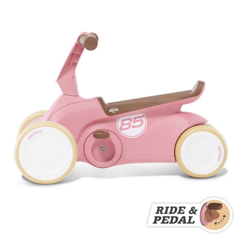 BERG GO2 Gokart Jeździk Rowerek 2w1 Retro Pink