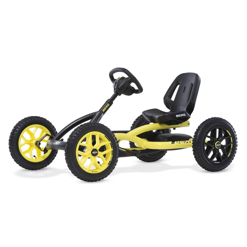 BERG Gokart na Pedały Buddy Cross Żółty od 3 do 8 lat do 50 kg NOWY MODEL