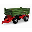 Rolly Toys rollyTrailer Przyczepa Rolly Multi dwuosiowa zielona