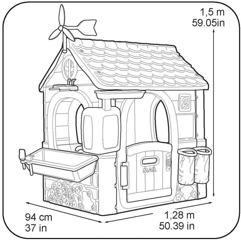 FEBER Záhradný Domček ECO