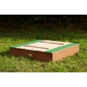 Ella Sandpit AXI wooden sandbox with benches