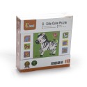 VIGA Drevené Kocky Zoo Puzzle