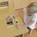 MASTERKIDZ Zabawa Magnetyczna Tablica Edukacyjna Kompas Montessori