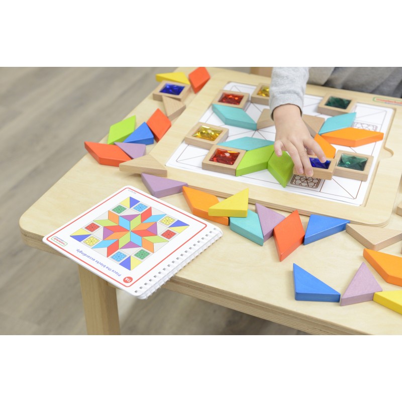 MASTERKIDZ Mozaika - Vkladacie Puzzle Tangram