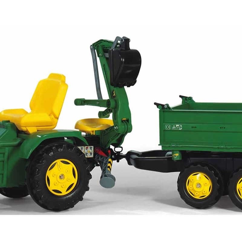 John Deere RollyBackhoe - Koparka Rolly Toys doczepiana łyżka