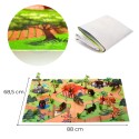 WOOPIE Large Wild Animal Figures Set + Mat and Accessories 23 el.