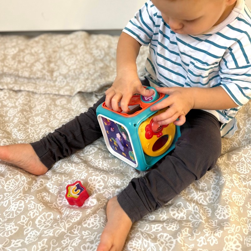 WOOPIE BABY Interaktywna Kostka Sensoryczna Edukacyjna Montessori Sorter 6w1