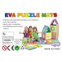 Woopie Baby Mata Piankowa Kolorowa Puzzle Kojec