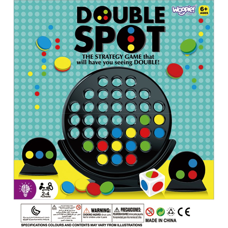 WOOPIE Strategická Stolová Hra Double Spot 6+