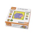 VIGA Drevené Kocky Zoo Puzzle