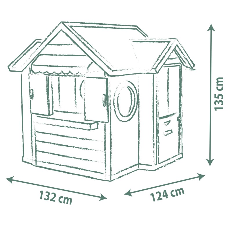 Smoby Chef House Záhradný Domček s Kuchyňou - Predajný Stánok