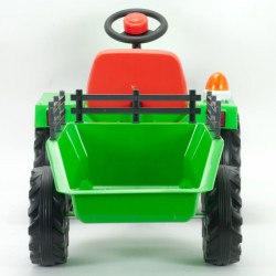 INJUSA Elektrický traktor 6V s prívesom