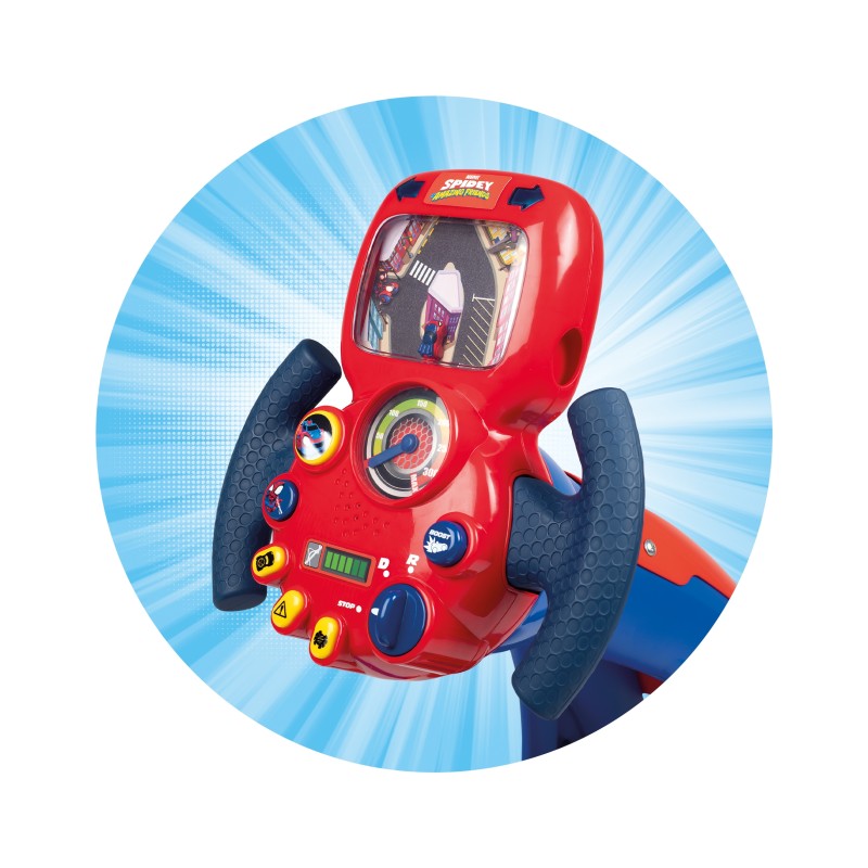 Smoby Trenažér riadenia Spidey | Detský jazdný simulátor so svetlom a zvukom