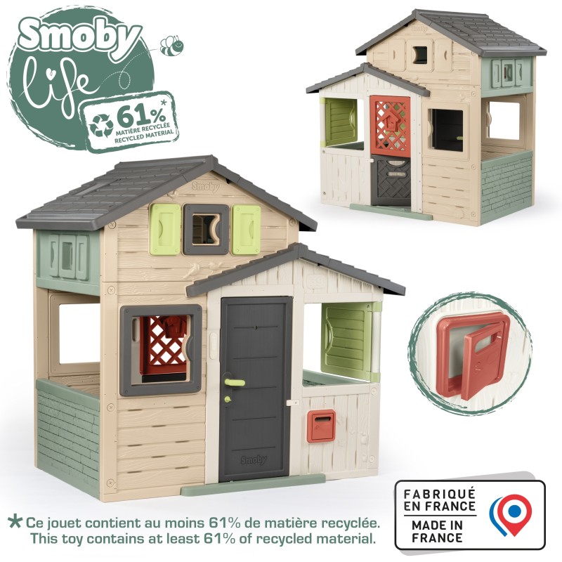 Smoby Modulárny záhradný domček Evo | EKO rada Life z recyklovaných materiálov