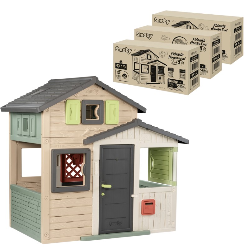 Smoby Modulárny záhradný domček Evo | EKO rada Life z recyklovaných materiálov