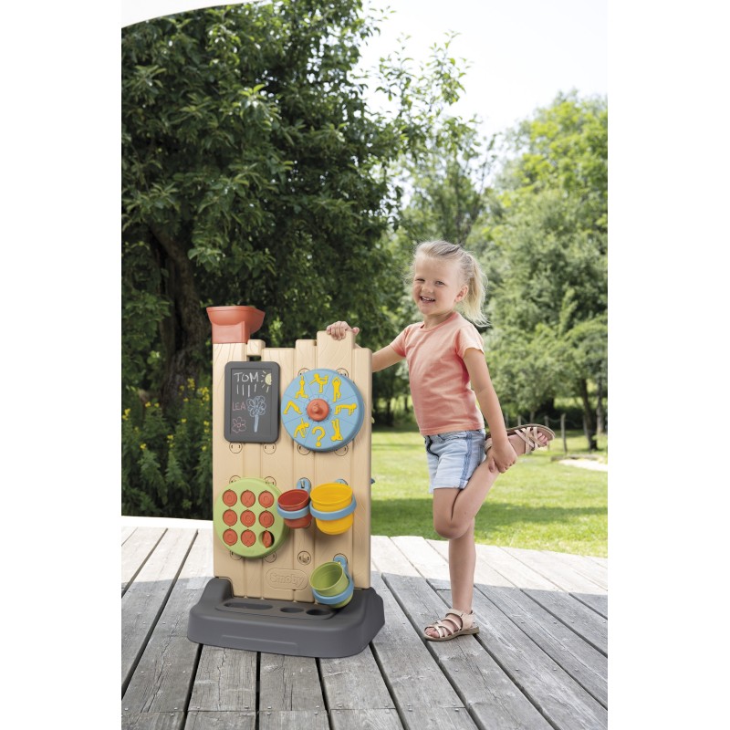 Smoby Obojstranná interaktívna stena Activity Wall – Vodná a loptičková dráha