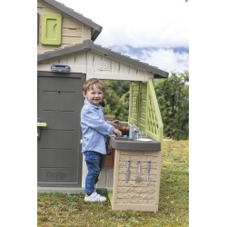 Smoby Life EKO Letná kuchynka | Príslušenstvo k záhradným domčekom (Gril a drez)