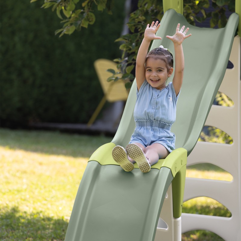 Smoby Veľká záhradná šmykľavka MEGAGLISS 2v1 | Rastúca z 1,5m na 3,6m