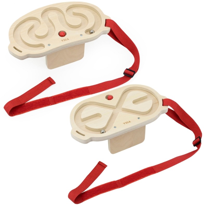 VIGA Drevený Labyrint na Balansovanie Telom