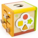 VIGA Drevená Vzdelávacia Kocka 5v1