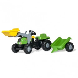 Rolly Toys Šlapací Traktor / Nakladač s prívesom 2-5 Rokov do 30 kg