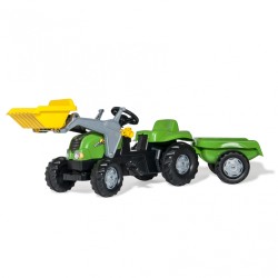 Rolly Toys Šlapací Traktor / Nakladač s prívesom 2-5 Rokov do 30 kg