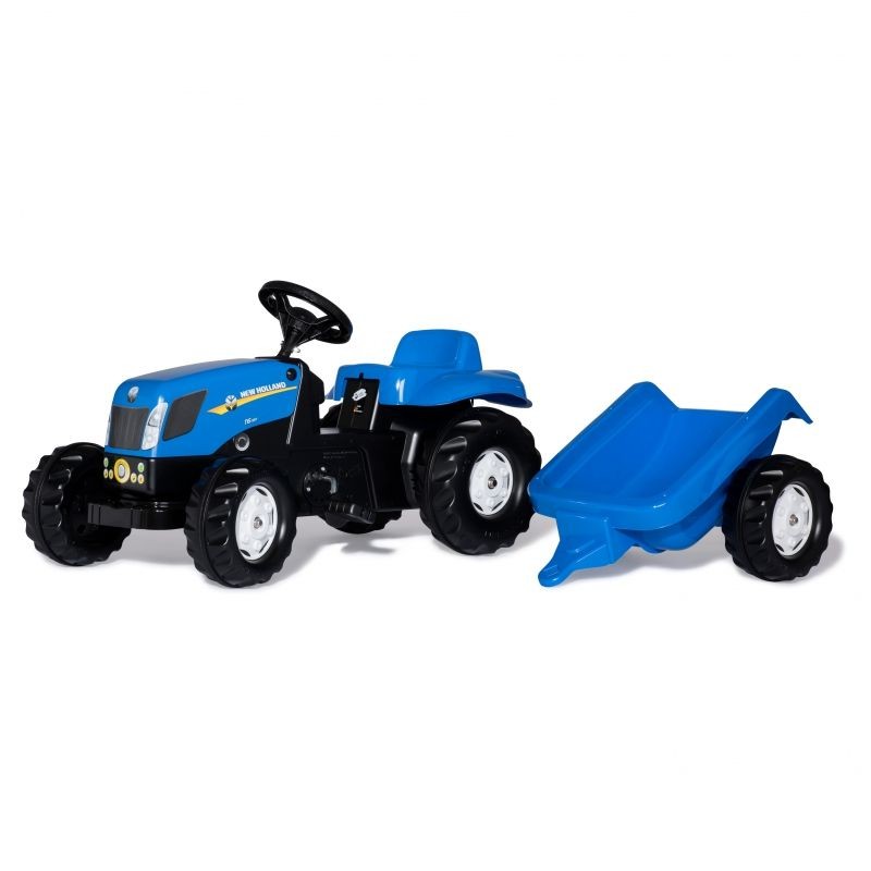 Rolly Toys rollyKid New Holland pedálový traktor s prívesom