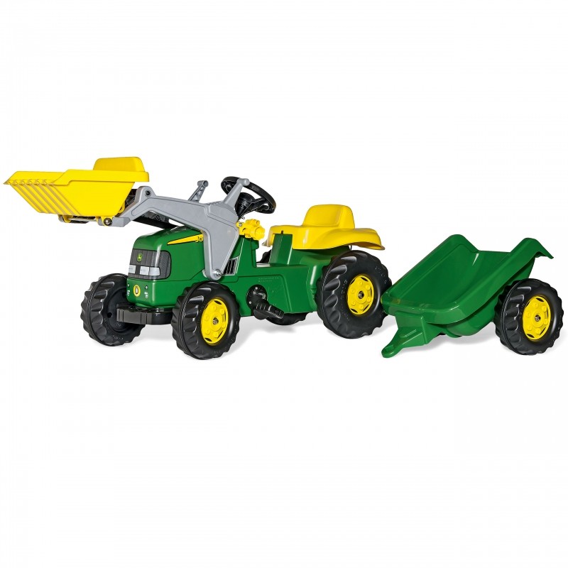 Rolly Toys John Deere Šlapací Traktor / Nakladač a prívesom 2-5 rokov