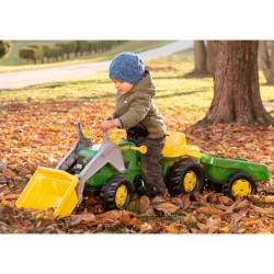 Rolly Toys John Deere Šlapací Traktor / Nakladač a prívesom 2-5 rokov