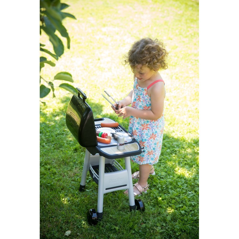 Smoby Detský Záhradný Gril Barbecue s Príslušenstvom 18 ks