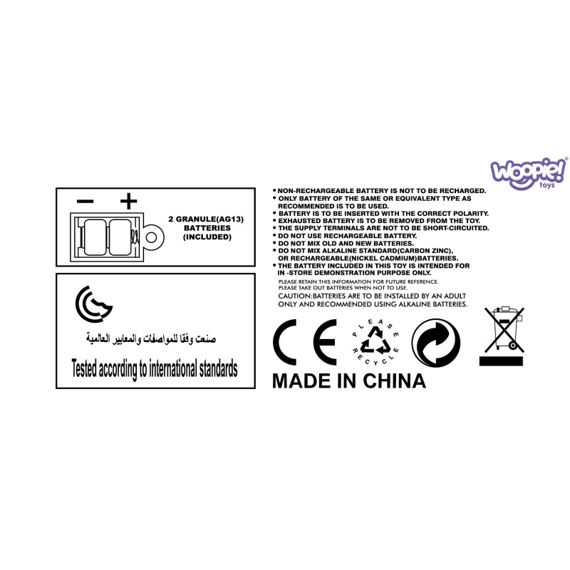 WOOPIE Interaktívny Plyšový Psík - Svetelné a Zvukové Funkcie