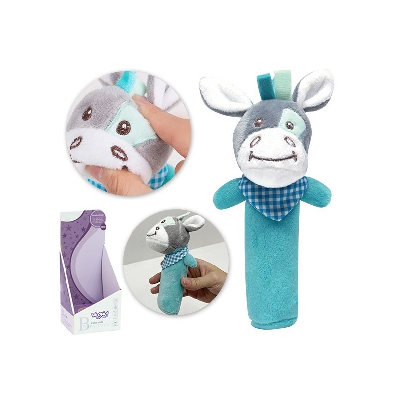 WOOPIE Plyšová hračka a hryzatko Oslík